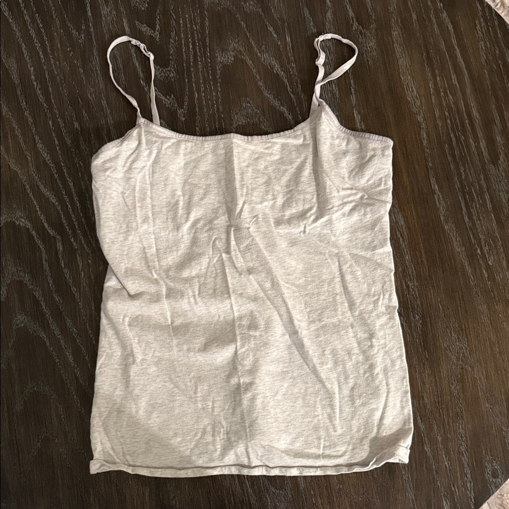 Basic Women's Gray Camisole Tank Top
